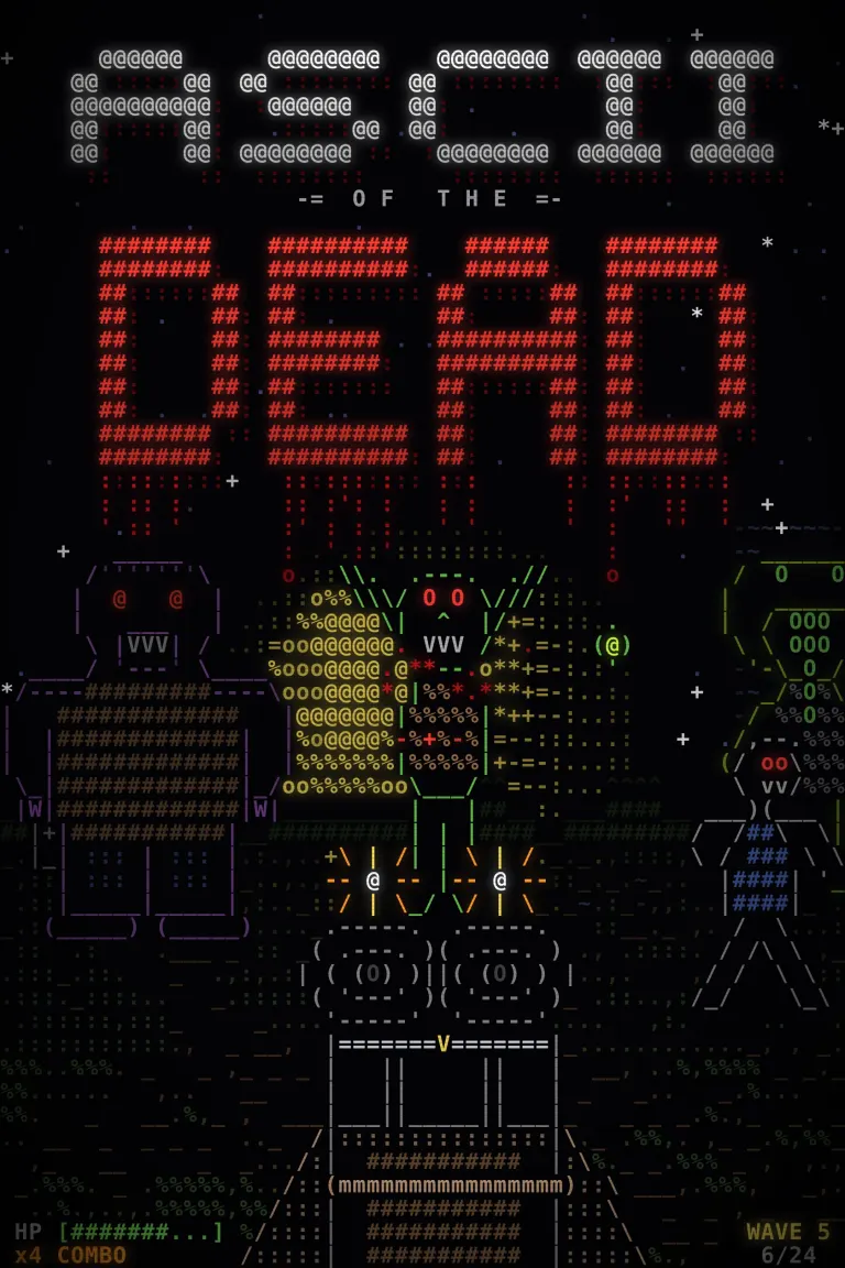 ASCII OF THE DEAD